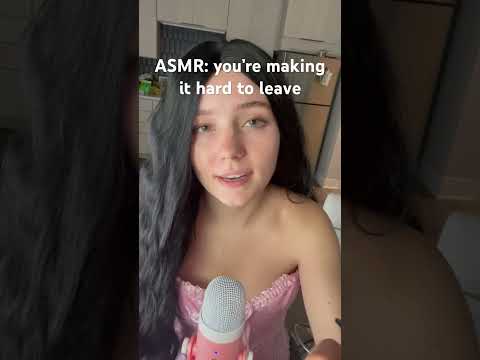 you're making it hard to leave 🤍#asmr #girlfriendasmr #sleepasmr #flirtyasmr #whisper