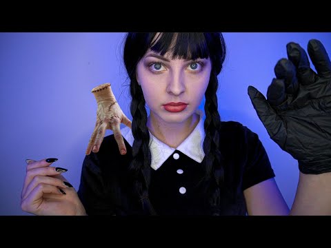 ASMR • WEDNESDAY ADDAMS ENTFÜHRT & BRINGT DICH ZUM EINSCHLAFEN! ☠️ • ROLEPLAY MIT ASMR JANINA  🖤🤫