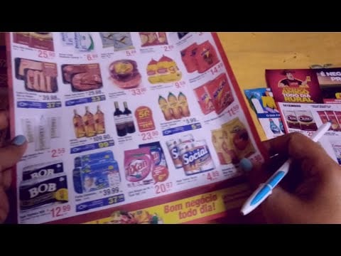 ASMR caseiro Voz Suave e relaxante lendo os preços dos catálogos para você *totalmente caseirinho