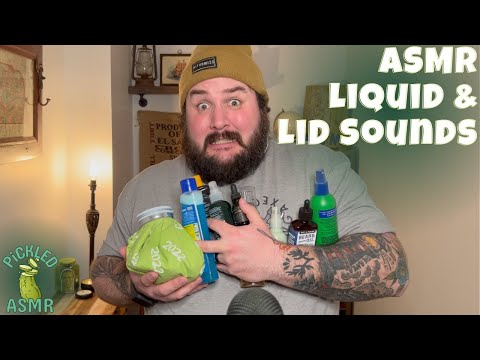 ASMR // Liquid Sounds & Lid Sounds