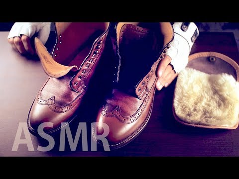 ASMR Shoe Shining Leather 👞NO TALKING for SLEEP 😴