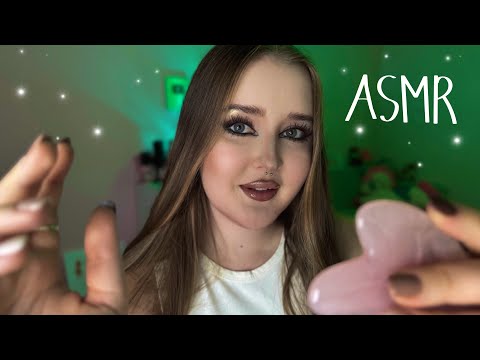 ASMR🤍Забочусь о тебе перед сном😴Звуки рта с эхо,паутинка,массаж, уход✨