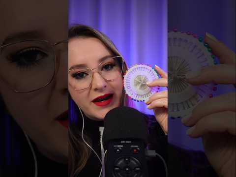 Agulhas no microfone = 😴😴 | #asmr #asmrvideo #asmrsounds