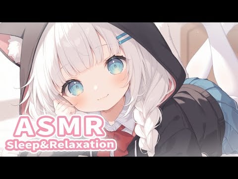 ASMR Ear Cleaning & Blowing for Sleep 💙 (Ear Cleaning, Ear Blowing, Ear Eating, No Talking)