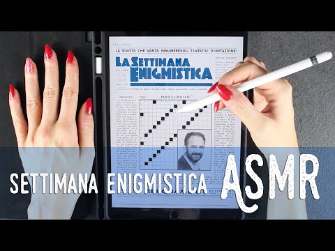 ASMR ita - 📝 ULTIMA SETTIMANA ENIGMISTICA del 2020 (Intense Whispering)