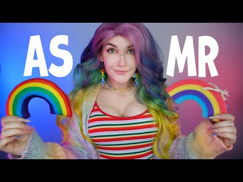 АСМР 🌈 РАДУЖНЫЕ ТРИГГЕРЫ  ДЛЯ 99,9% МУРАШЕК и СНА 🌈ASMR Rainbow Triggers for sleep and tingles