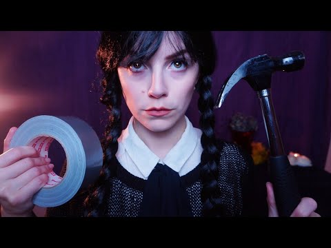 ASMR MIERCOLES ADDAMS TE TORTURA merlina addams roleplay WEDNESDAY