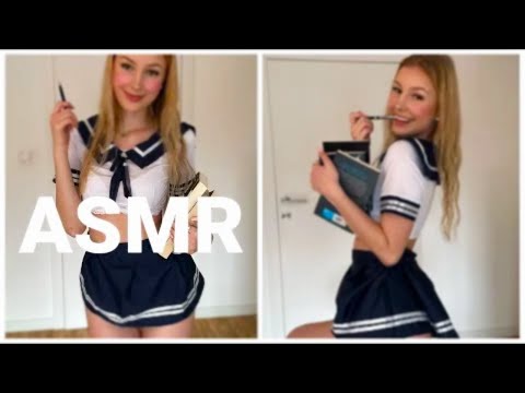 I am asking YOU for a better grade 🥺 | ASMR Roleplay
