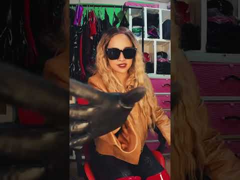 Blonde Secret Agent in Brown LEATHER JACKET (Roleplay)