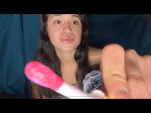 ASMR Lip Oil Application Roleplay 💄💋 TW: ⚠️ Mouth Sounds ⚠️