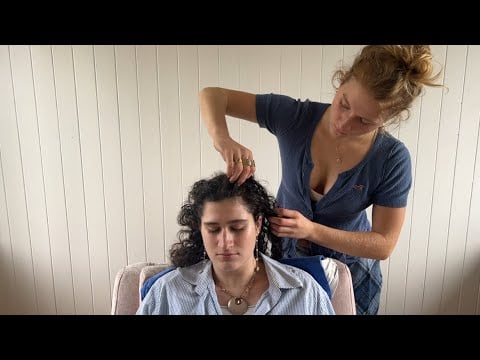 ASMR Hyper Sensitive Scalp Massage, Micro Attention & Energy Brushing
