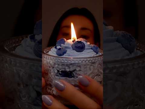 ASMR Roleplay 🫐🩵 Vela & Susurros Relajantes 💤 #shorts #short #asmr