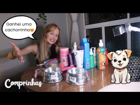 Comprei MUITAS COISAS para Meu PET (ASMR Unboxing)