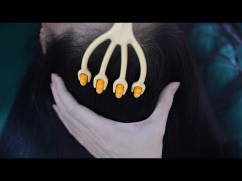 [ ASMR ] I Using Massage Roller On Your Scalp ( Scalp Massage, Scalp Scratching ) Tingly For Sleep