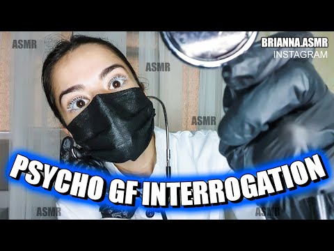 ASMR 🖤 ASMR NURSE (INTERROGATION) 🖤 ASMR GIRLFRIEND, ASMR ROLEPLAY, ASMR GLOVES, ASMR LEATHER