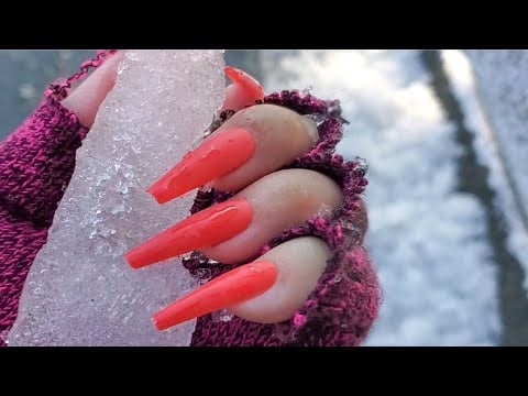 Public ASMR 🧊 Fast Aggressive Winter Lofi Tapping Scratching
