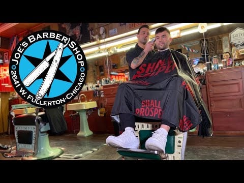 Chicago haircut at Joe's Barbershop Chicago [Unintentional ASMR]