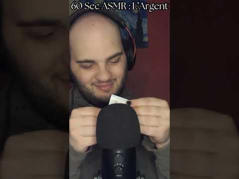 60 sec ASMR : L'Argent  #asmr #asmrfr