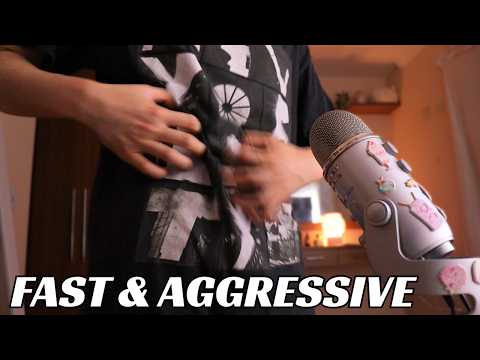 ASMR: ACTUALLY Fast & Aggressive FABRIC SCRATCHING (NOT JUST FAST!) *No Talking*