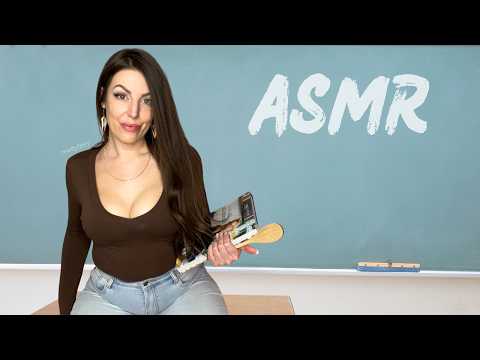 ur flirty home ec. teacher  | ASMR soft spoken for stress relief