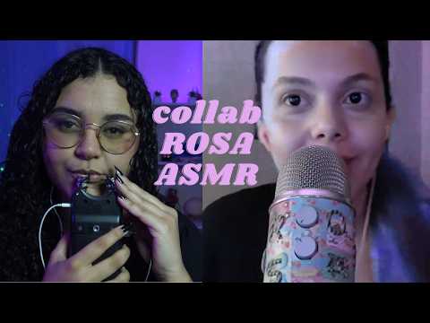 ASMR COLLAB @RosasASMR GATILHOS QUE VOCÊS MAIS GOSTAM NO CANAL!