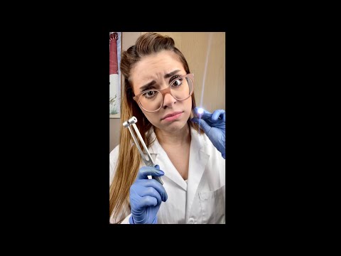 ASMR Cranial Nerve Exam #shorts BUT EVERYTHING IS WRONG medical examination, doctor roleplay, neuro