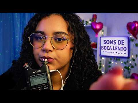 ASMR SONS DE BOCA BEM LENTO NOS SEUS OUVIDOS