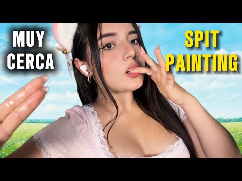 Asmr SPIT PAINTING Especial 110k ♡