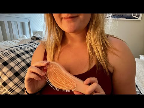 ASMR ~ brushing your hair | no talking