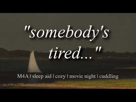 falling asleep during movie night [boyfriend ASMR] [sleep aid] [cozy] [romantic] [praise]