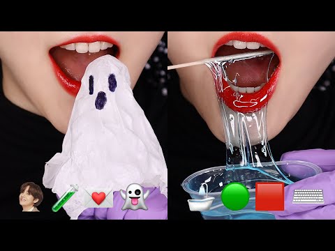 TIKTOK EMOJI MUKBANG ASMR TIKTOK EMOJI FOOD CHALLENGE #3