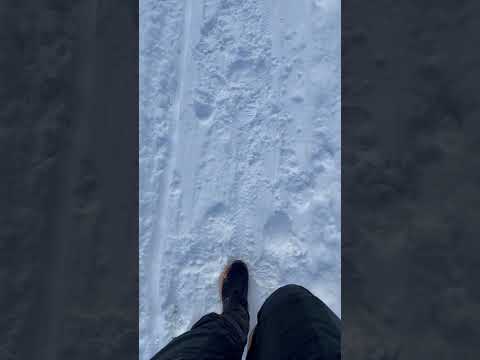 The best sound 😍 Winter is here ❄️