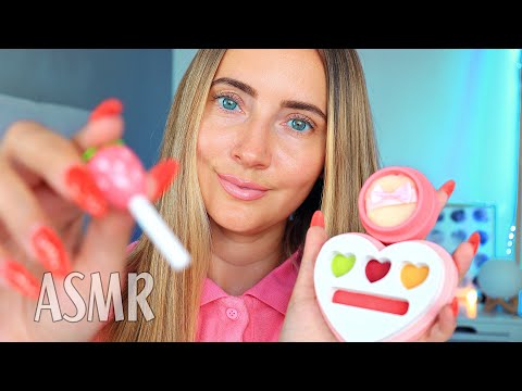 ASMR Makeup, Skincare, Haircute WOODEN cosmetics 👩🏼‍🦰 for Sleep