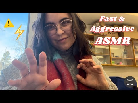 Fast & Aggressive ASMR No Talking Lofi Tapping, Scratching, Snipping, Rummaging