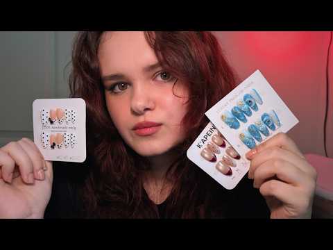 🌧️Rainy Day at the Nail Shop ✨ Relaxing ASMR Roleplay Nail Shop