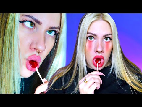 ASMR Sounds of sucking Lollipop Candy ! No Talking !