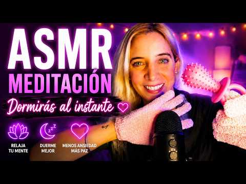 ASMR MEDITACIÓN PARA DORMIR 😴 REDUCIR EL ESTRÉS Y DORMIR PROFUNDO