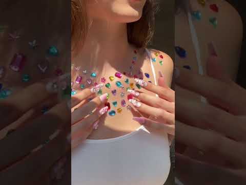 asmr strass ✨✨ #asmrfrançais #relax #asmrpourdormir #tingles #visualtingle