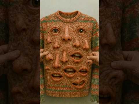 ASMR Creepy Christmas Sweaters Whisper to You... #asmr #relaxing #uncannyvalley #ai