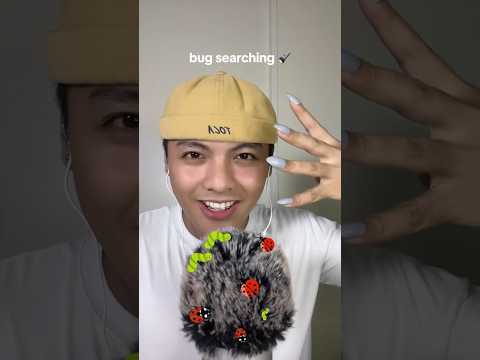 bug searching 🔦 w/ fake nails on #asmr #bug #asmrvideo #sleep #shorts
