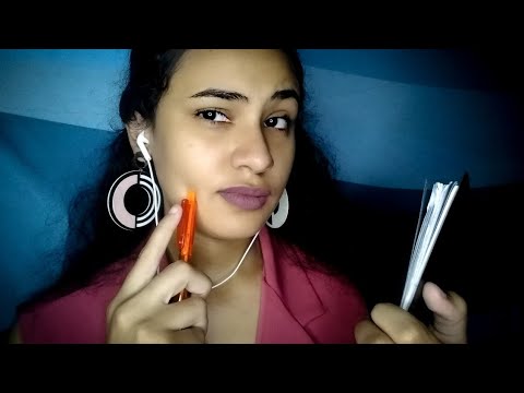 ASMR ROLEPLAY | DIRETORA DE ESCOLA. (Voz Calma)