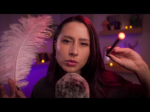 Cozy Fall ASMR Sleep 🍂💤 Wooden Triggers, Light Wand & Feather Brushing