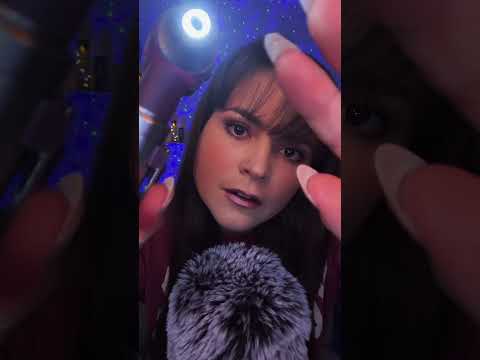 Examining your face after a long day #asmr #relax #asmrsounds #satisfying
