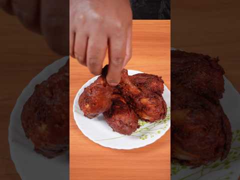 🔥 ASMR Masala Chicken Leg Piece 🍗 | Spicy & Juicy | Satisfying Frying Sounds #shorts #asmr