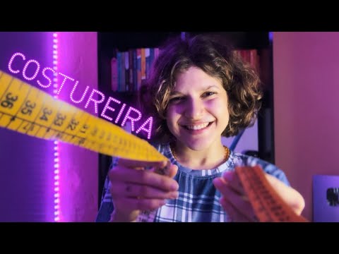 ASMR ~ Costureira tirando suas medidas 🪡🧵