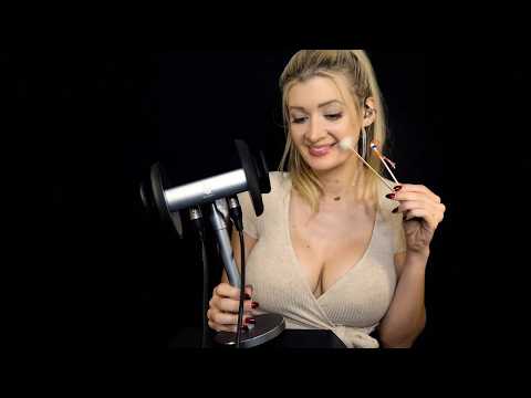 Whispered Ear Cleaning - Brushing, Massage, Scraping - (For mind scratching tingles 🤤)