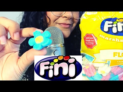 ASMR COMENDO MARSHMELLOW/Mukbang l Sons de mastigação