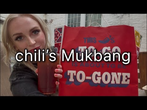 LIVE Hangout with me! Chili’s Mukbang + coloring & chitchat 🎨