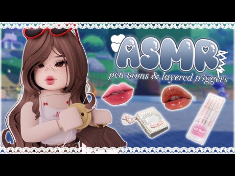 ˗ˏˋ꒰ roblox asmr 🌸 ꒱ ˎˊ-  nom nom nomming your pens!! (and other tingly triggers)