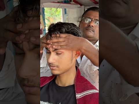 $2 Indian Street Head Massage #asmr #thebarbersarms #headmassage #indianbarber